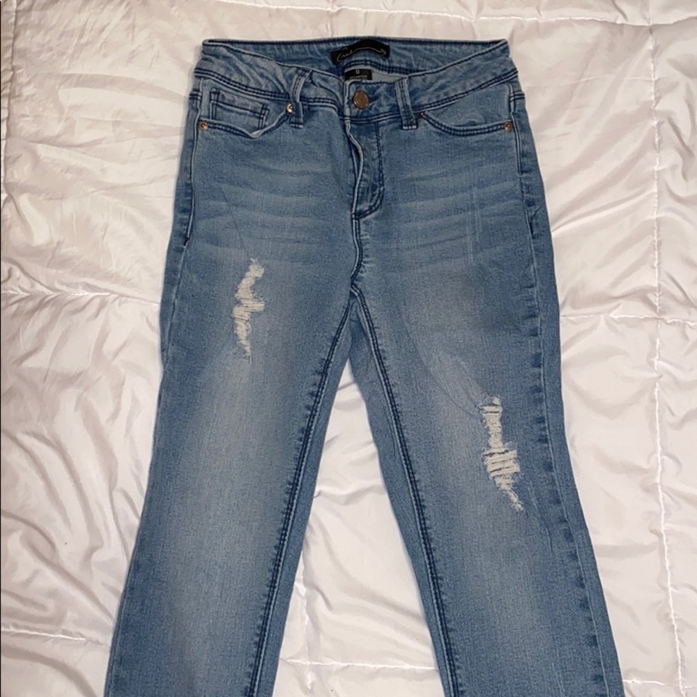 Cred NY high-waisted skinny jeans